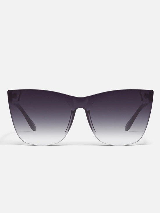 QUAY Come Thru Black Frame / Black Fade Lens - Cat Eye Sunglasses - NWT! main image 5